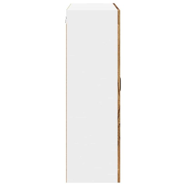 Горен кухненски шкаф с врата Старо дърво 80 x 31 x 100 см