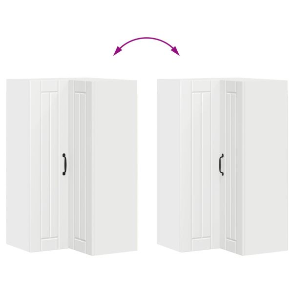 Кухненски шкаф Бяло 57 x 57 x 100 см Инженерно дърво