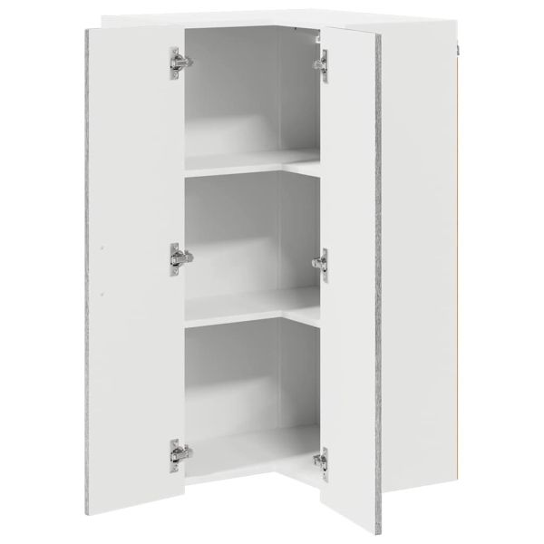 Кухненски шкаф Сив Сонома 57 x 57 x 100 см Инженерно дърво