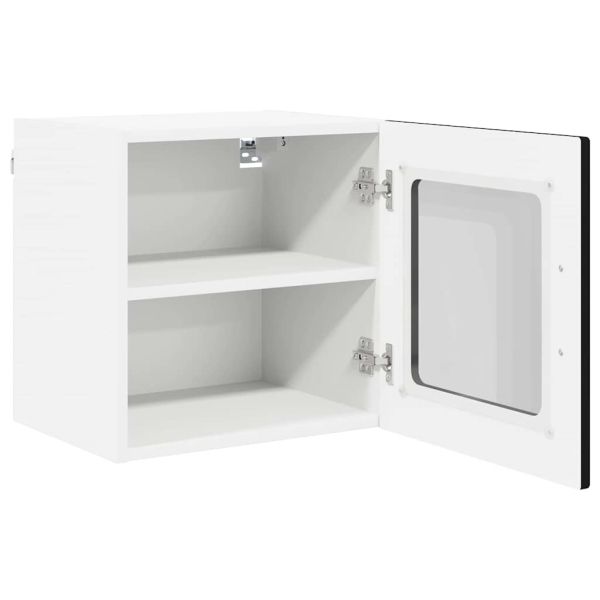 Кухненски шкаф с рафт Черно 40 x 31 x 40 см Инженерно дърво