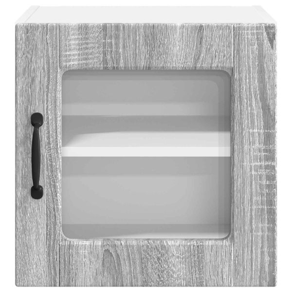 Кухненски шкаф 2 pcs Сив Сонома 40 x 31 x 40 см Инженерно дърво