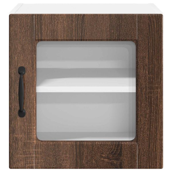 Кухненски шкаф 2 pcs Кафяв дъб 40 x 31 x 40 см Инженерно дърво