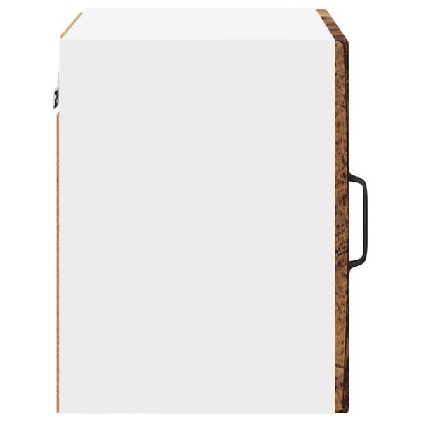 Кухненски шкаф с рафт с врата 2 pcs Старо дърво 40 x 31 x 40 см