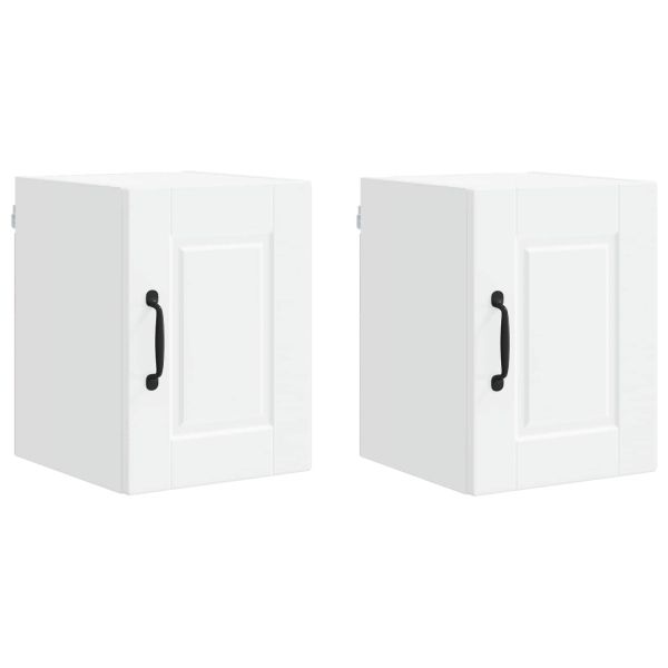 Кухненски шкаф 2 pcs Бяло 30 x 31 x 40 см Инженерно дърво