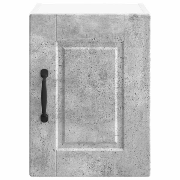 Кухненски шкаф с рафт 2 pcs Циментено сиво 30 x 31 x 40 см