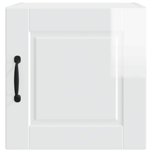 Кухненски шкаф Лъскаво бяло 40 x 31 x 40 см Инженерно дърво