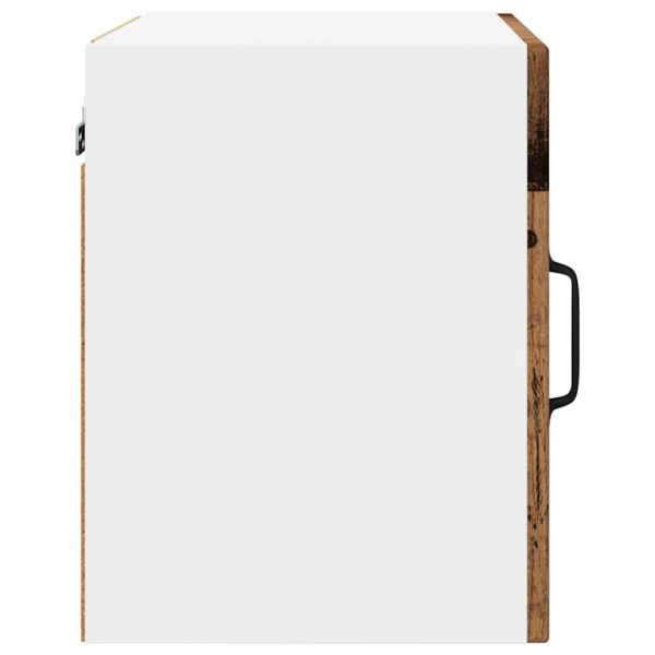 Кухненски шкаф с рафт с врата 2 pcs Старо дърво 40 x 31 x 40 см