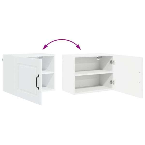 Кухненски шкаф 2 pcs Бяло 50 x 31 x 40 см Инженерно дърво