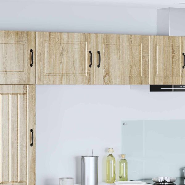 Кухненски шкаф 2 pcs Сонома дъб 50 x 31 x 40 см Инженерно дърво