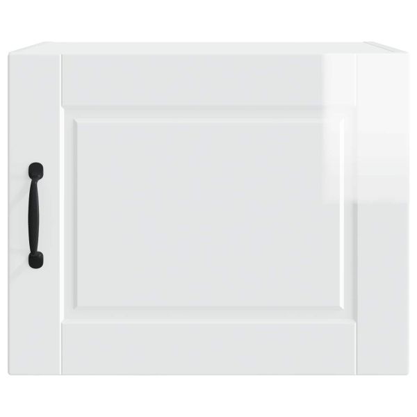 Кухненски шкаф Лъскаво бяло 50 x 31 x 40 см Инженерно дърво