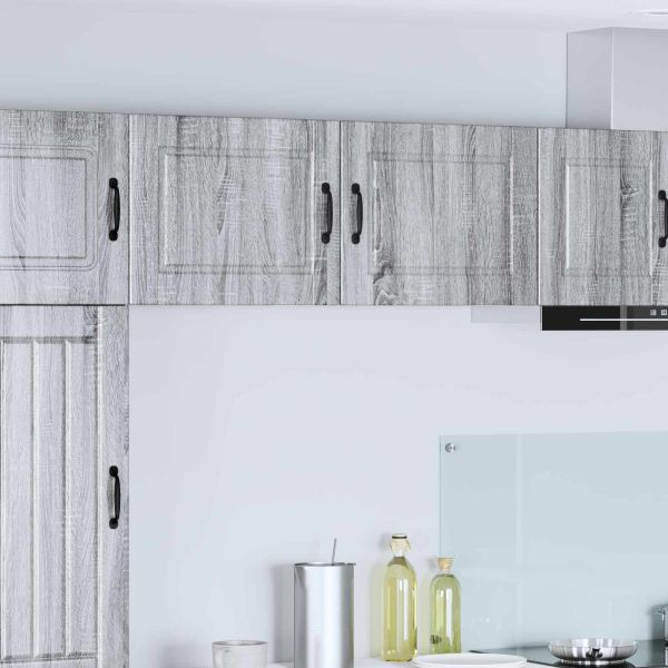 Кухненски шкаф 2 pcs Сив Сонома 50 x 31 x 40 см Инженерно дърво