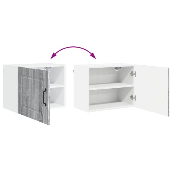 Кухненски шкаф 2 pcs Сив Сонома 50 x 31 x 40 см Инженерно дърво