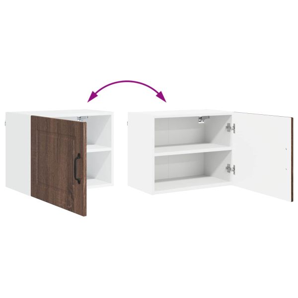 Кухненски шкаф 2 pcs Кафяв дъб 50 x 31 x 40 см Инженерно дърво