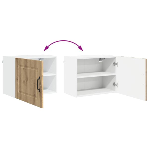 Кухненски шкаф с рафт 2 pcs Дъб 50 x 31 x 40 см Инженерно дърво