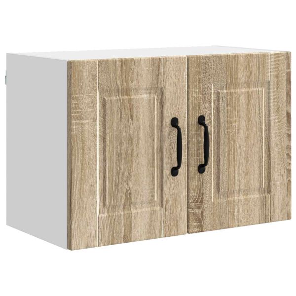 Кухненски шкаф 2 pcs Сонома дъб 60 x 31 x 40 см Инженерно дърво