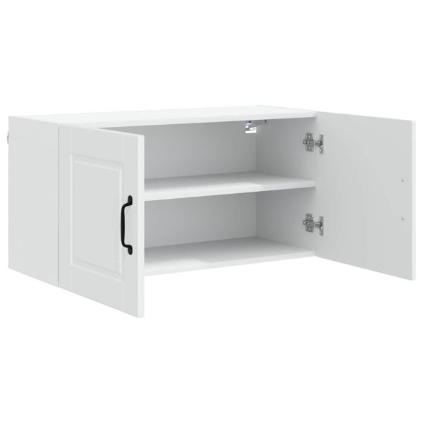 Кухненски шкаф с рафт Бяло 80 x 31 x 40 см Инженерно дърво