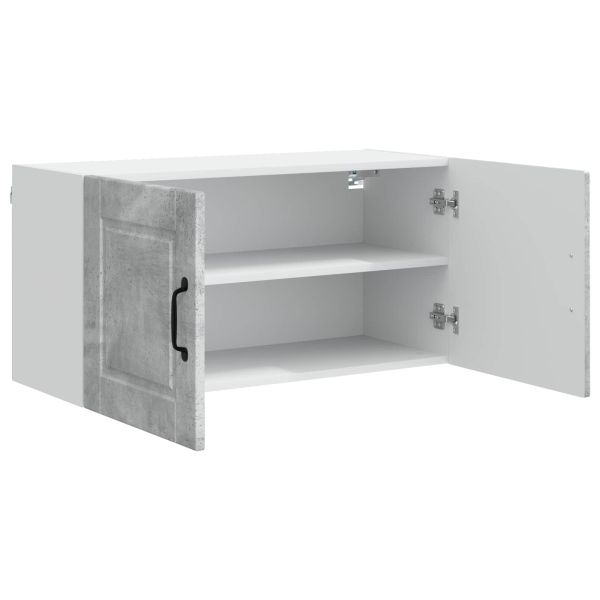 Кухненски шкаф Циментено сиво 80 x 31 x 40 см Инженерно дърво