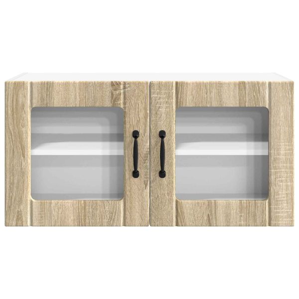 Горен кухненски шкаф Сонома дъб 80 x 31 x 40 см Инженерно дърво
