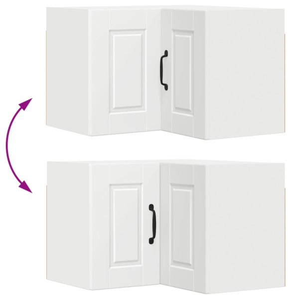 Кухненски шкаф с рафт Бяло 57 x 57 x 40 см Инженерно дърво