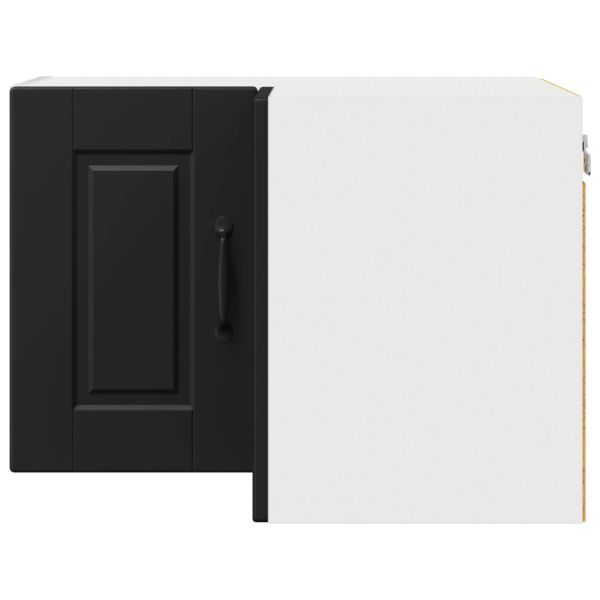 Кухненски шкаф с рафт Черно 57 x 57 x 40 см Инженерно дърво