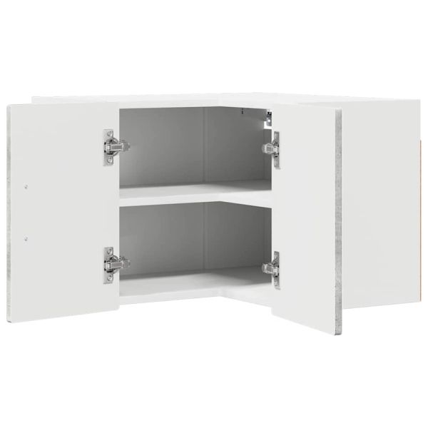 Кухненски шкаф Циментено сиво 57 x 57 x 40 см Инженерно дърво