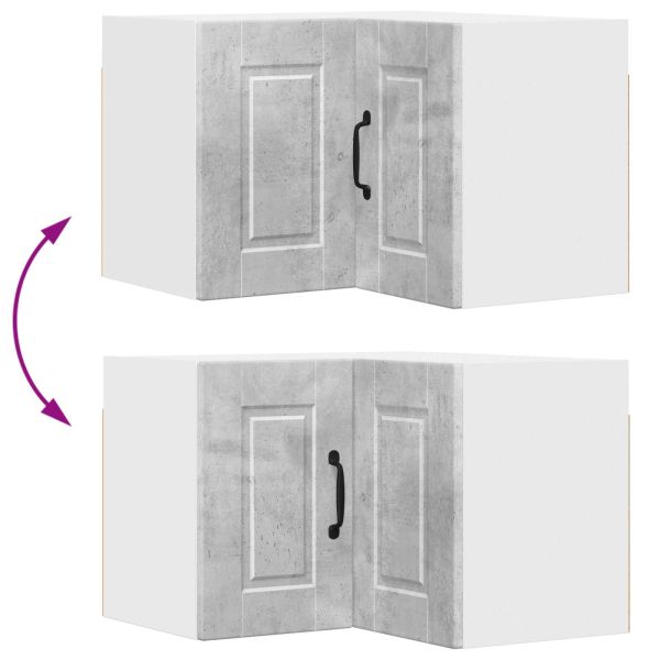 Кухненски шкаф Циментено сиво 57 x 57 x 40 см Инженерно дърво