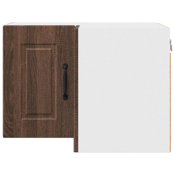 Кухненски шкаф с рафт Кафяв дъб 57 x 57 x 40 см Инженерно дърво