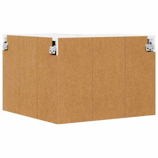 Кухненски шкаф с рафт Кафяв дъб 57 x 57 x 40 см Инженерно дърво