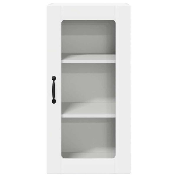 Кухненски шкаф с рафт Бяло 40 x 31 x 80 см Инженерно дърво