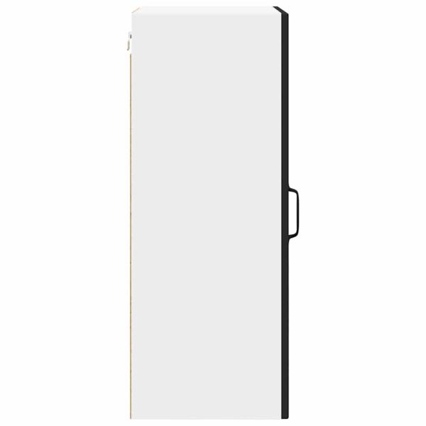 Кухненски шкаф 2 pcs Черно 40 x 31 x 80 см Инженерно дърво