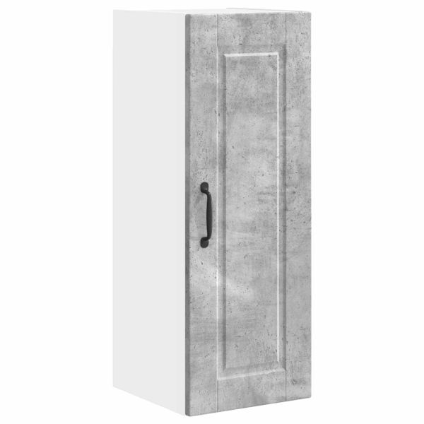 Кухненски шкаф Циментено сиво 30 x 31 x 80 см Инженерно дърво