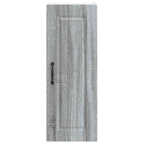 Кухненски шкаф 2 pcs Сив Сонома 30 x 31 x 80 см Инженерно дърво