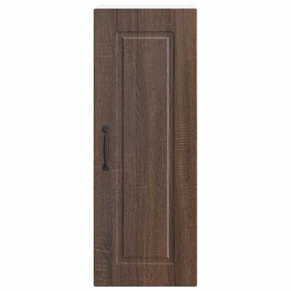 Кухненски шкаф с рафт Кафяв дъб 30 x 31 x 80 см Инженерно дърво