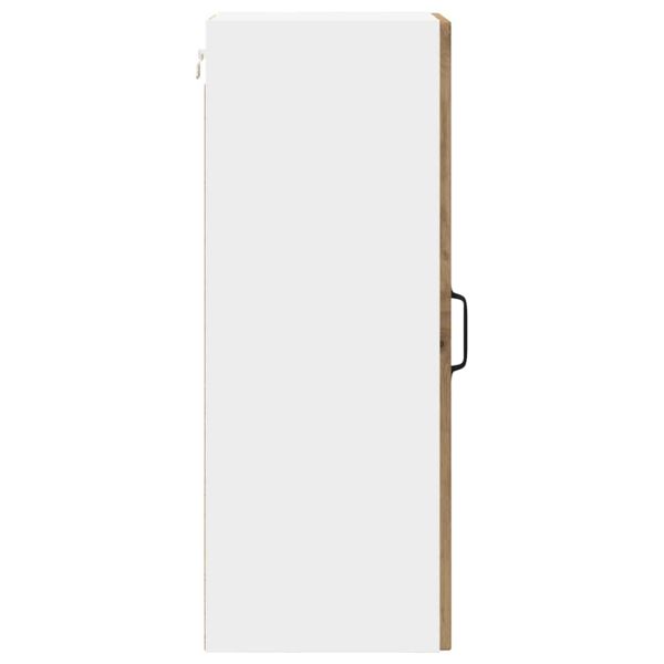 Кухненски шкаф с рафт 2 pcs Дъб 30 x 31 x 80 см Инженерно дърво