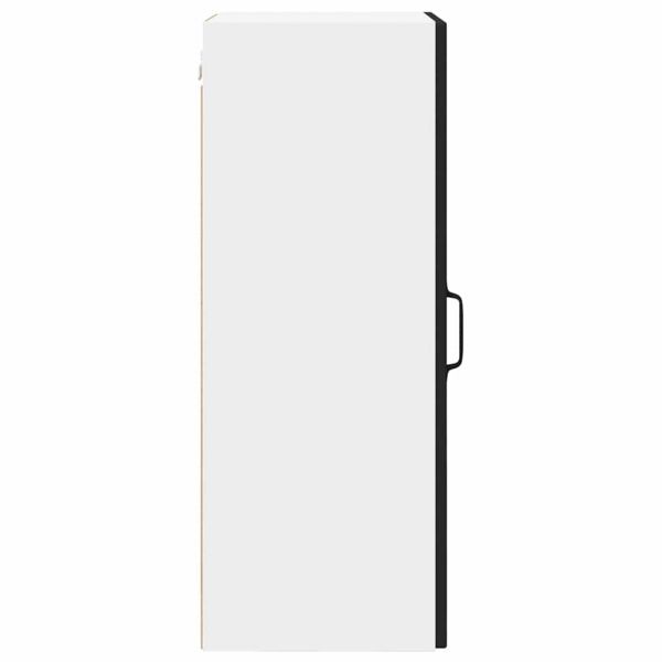 Кухненски шкаф с рафт Черно 40 x 31 x 80 см Инженерно дърво