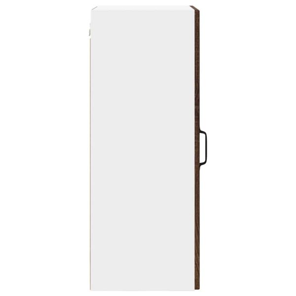 Кухненски шкаф с рафт Кафяв дъб 40 x 31 x 80 см Инженерно дърво