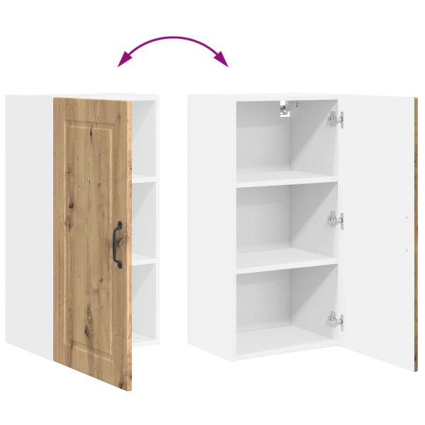 Кухненски шкаф с рафт Дъб 40 x 31 x 80 см Инженерно дърво