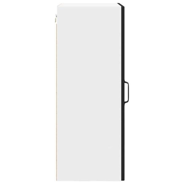 Кухненски шкаф с рафт Черно 50 x 31 x 80 см Инженерно дърво