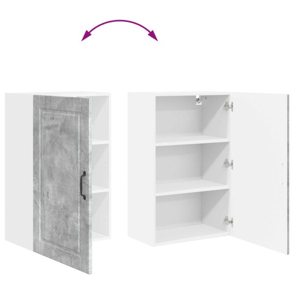 Кухненски шкаф Циментено сиво 50 x 31 x 80 см Инженерно дърво