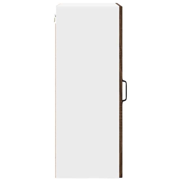 Кухненски шкаф с рафт Кафяв дъб 50 x 31 x 80 см Инженерно дърво