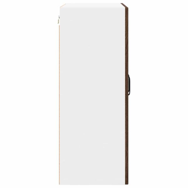 Кухненски шкаф с рафт Кафяв дъб 60 x 31 x 80 см Инженерно дърво