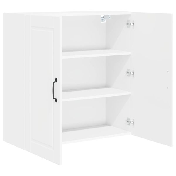 Кухненски шкаф с рафт Бяло 80 x 31 x 80 см Инженерно дърво