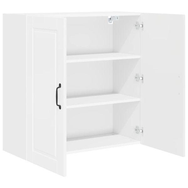 Кухненски шкаф Лъскаво бяло 80 x 31 x 80 см Инженерно дърво