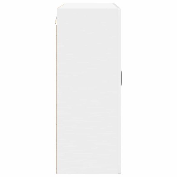 Кухненски шкаф Лъскаво бяло 80 x 31 x 80 см Инженерно дърво