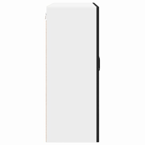 Кухненски шкаф с рафт Черно 80 x 31 x 80 см Инженерно дърво