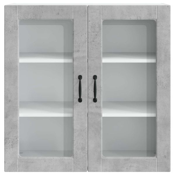 Кухненски шкаф Циментено сиво 80 x 31 x 80 см Инженерно дърво