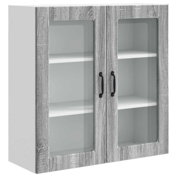 Кухненски шкаф Сив Сонома 80 x 31 x 80 см Инженерно дърво