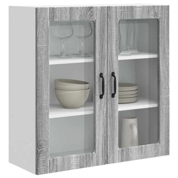 Кухненски шкаф Сив Сонома 80 x 31 x 80 см Инженерно дърво