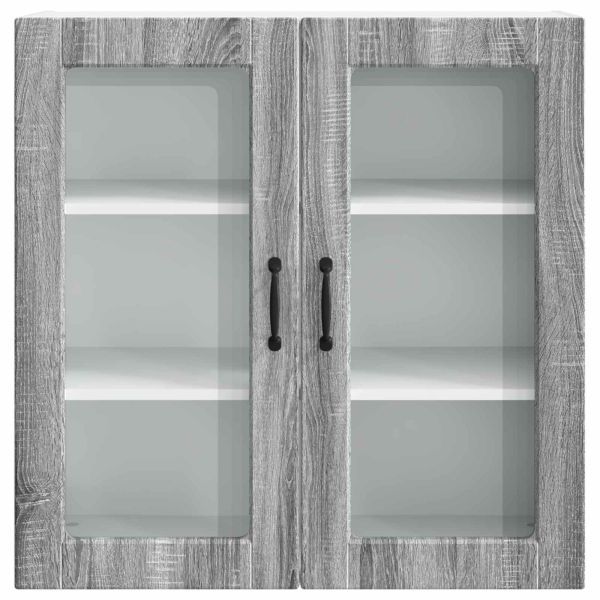 Кухненски шкаф Сив Сонома 80 x 31 x 80 см Инженерно дърво