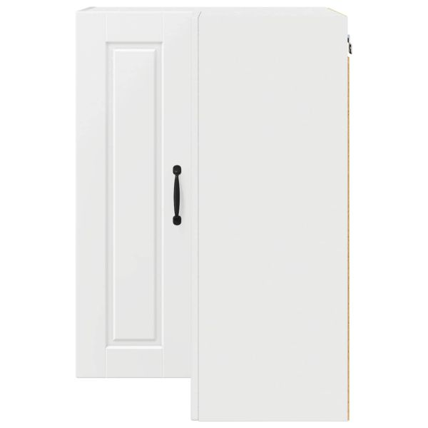 Кухненски шкаф с рафт Бяло 57 x 57 x 80 см Инженерно дърво